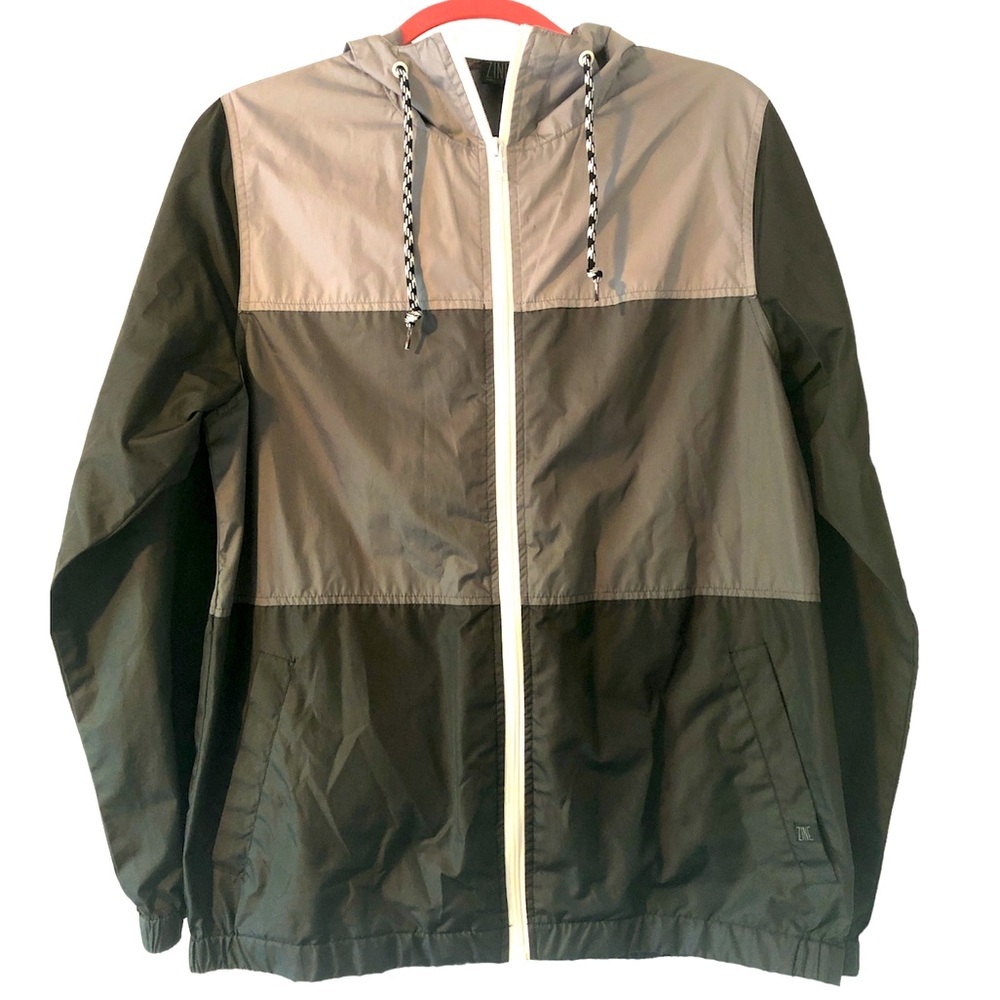 Zine Grey Windbreaker